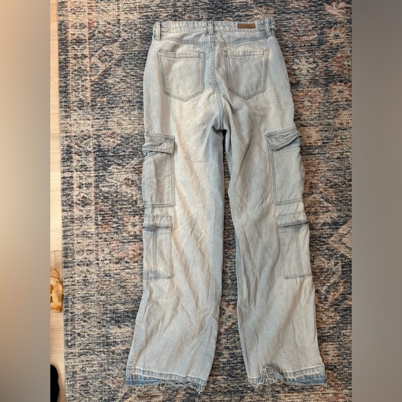 Black NYC Cargo Jeans - Picture 2 of 3